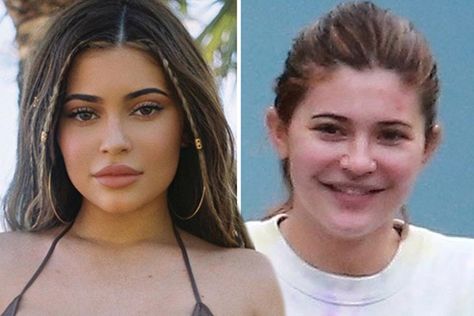 The barefaced beauty billionaire broke quarantine over the weekend to visit her BFF Stassie going out without her makeup-April 19, 2020 Kylie Jenner Ugly, Kylie Jenner Looks, Kylie Jenner Face, Ugly Makeup, Barefaced Beauty, Kylie Jenner Icons, Makeup 2023, Jenner Makeup, Kylie Jenner Look