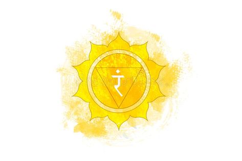 Chakra Logo, Solar Plexus Chakra Healing, Power Ram, Yellow Mandala, Third Chakra, Chakra Mantra, Element Signs, Manipura Chakra, Chakra Colors