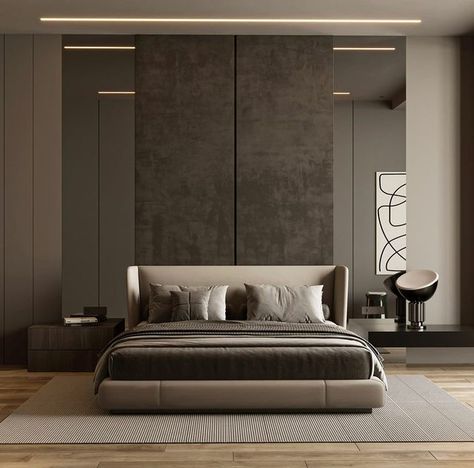 Grey Luxury Bedroom, Modern Grey Bedroom, 2023 Bedroom, Beautiful Bedrooms Master, Luxury Bedroom Decor, Bedroom Interior Design Luxury, Modern Bedroom Interior, Modern Luxury Bedroom, Luxury Bedroom Master