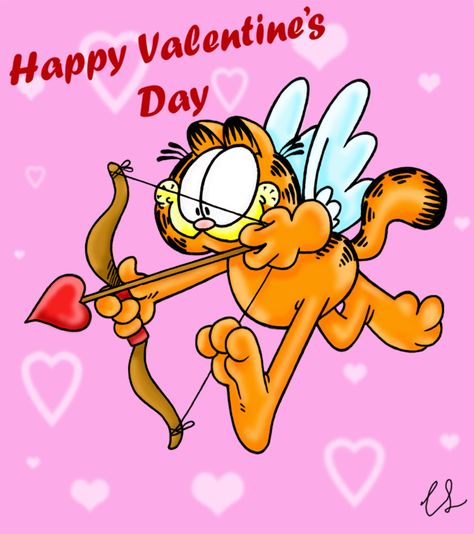 Garfield Valentines Day, Garfield Valentines, Garfield Quotes, Garfield Wallpaper, Garfield 2, Valentine Cartoon, Garfield Pictures, Valentines Day Cartoons, Garfield Odie