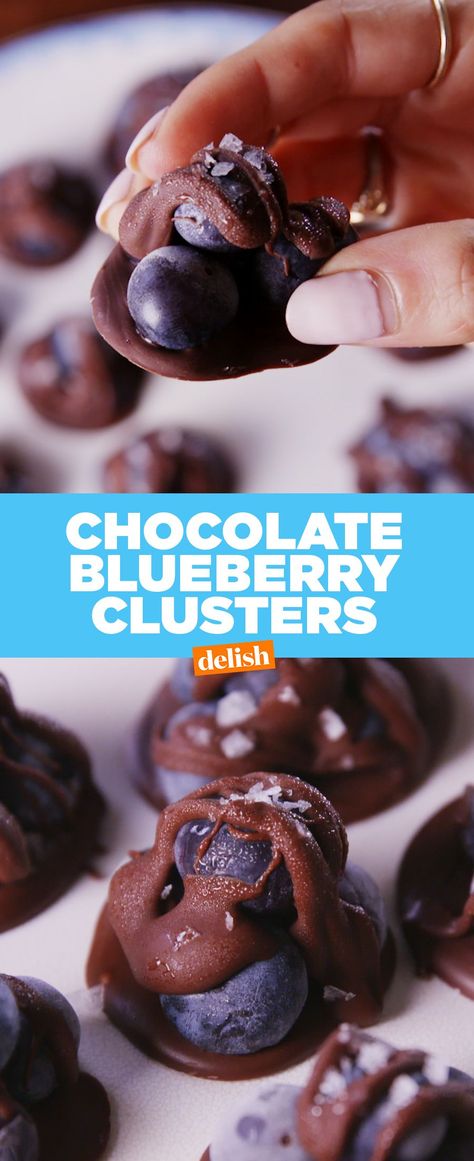 Blueberry Clusters, Chocolate Blueberry, Blueberry Chocolate, Low Carb Peanut Butter, Low Carb Dessert, Health Desserts, Fruit Dip, Chocolate Dessert Recipes, Blueberry Recipes