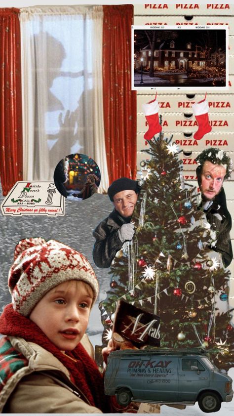 Home alone #homealone #christmas Home Alone Wallpers Iphone, Cozy Christmas Wallpaper Laptop, Home Alone Background, Home Alone Wallpers, Homealone Christmas, Merry Chrysler, Christmas Alone, Winter Hygge, Kevin Mccallister