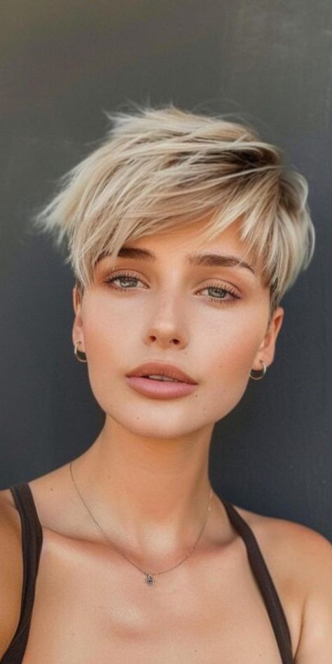 Dive into a selection of 28 Pixie Haircut trends for 2024, designed for the fashion-forward individual. From edgy undercuts to soft, feminine cuts, these styles are perfect for making a bold or understated statement. Pixie Undercut, Curly Pixie Haircuts, Textured Layers, Asymmetrical Pixie, Summer Haircuts, Trends For 2024, Texturizer On Natural Hair, Bob Haircuts For Women, Soft Feminine