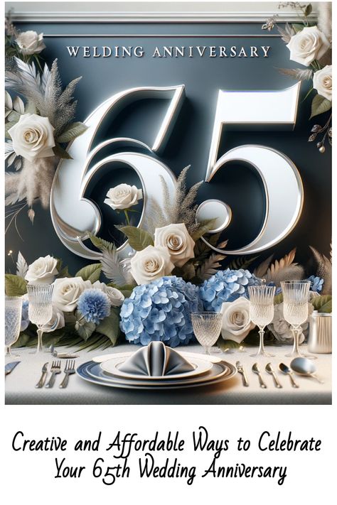 Celebrate a remarkable 65-year journey of love with these unique and romantic ideas for a 65th wedding anniversary! From themed parties to intimate getaways, find the perfect way to honor this milestone. Get inspired with creative gift ideas, decor tips, and unforgettable celebration strategies tailored for an everlasting love. Perfect for couples, families, and party planners. #65thAnniversary #WeddingAnniversary #LoveForever #AnniversaryIdeas #CelebrationTips 🥂💍 49th Anniversary, 42nd Anniversary, 36th Anniversary, 65th Wedding Anniversary, 28th Anniversary, 33rd Anniversary, 29th Anniversary, 22nd Anniversary, Church Anniversary