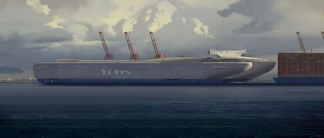 Sci Fi Boat, Aerospace Design, Fallout Concept Art, Steampunk Airship, Science Fiction Artwork, Infinite Warfare, Future Transportation, Cargo Ship, Planets Art