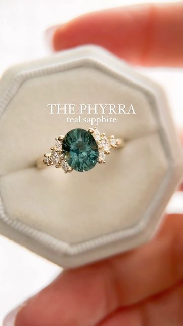 Brianna Trudell on Instagram: "(SOLD) ✨NEW RING FRIDAY✨ My newest design, and also inspired by the one and only leading lady of The Night Court, ✨THE PHYRRA RING✨ (y’all like that name? 😂) She’s set with a 2.3 CT teal/blue sapphire, and flanked by marquise diamonds. She has a very “fae” look to her, and the spirit of Velaris flows in the design. I’m always inspired by my books, and this one is definitely near and dear to my heart. I hope y’all love this design as much as I do✨ She will be ava The Night Court, Night Court, My Books, Marquise Diamond, The One And Only, Love Is All, One And Only, News Design, The Spirit