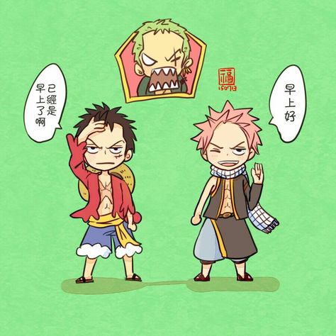 One Piece & Fairy Tail One Piece And Fairy Tail, One Piece Fairy Tail, Fariy Tail, Fairy Tail, Crossover, One Piece, Comics, Anime, Pins