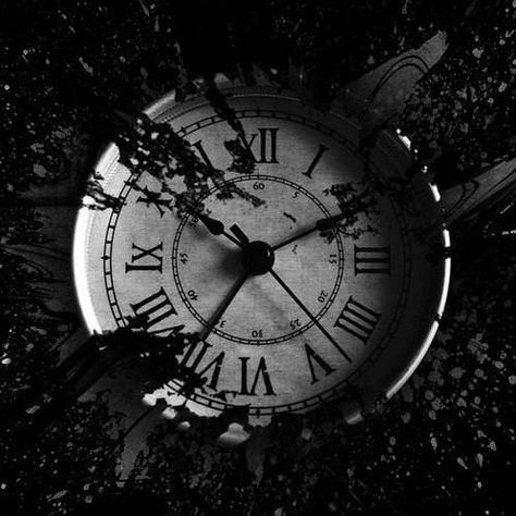 Moon Black And White Aesthetic, Gothic Clock, Picture Clock, Gothic Aesthetic, Afraid Of The Dark, Phone Wallpaper Patterns, Beautiful Dark Art, Fantasy Aesthetic, Black And White Aesthetic