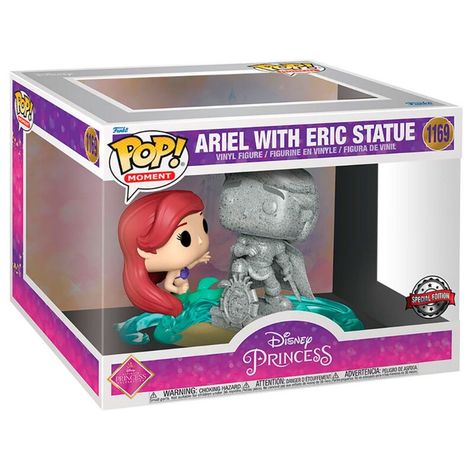 #bobblehead #funko #funkopop #funkopops #funkofamily #funkocollector #giftidea #ariel #disney #thelittlemermaid #disneyprincess #littlemermaid #mermaid #princess #noah #rapunzel #frozen #disneyland #cinderella #belle #disneyworld #underthesea #snowwhite #arielnoah #sahabatnoah #princessariel #jasmine #elsa #cosplay #art #mulan #aurora #ursula #love #partofyourworld #greenlight #disneygram Funko POP! Moment Ariel with ERIC Statue 1169 Box Lunch Exclusive Disney Souvenirs, Little Mermaid Ariel, Pop Disney, Disney Princess Ariel, Disney Ariel, Pop Figures, Ariel The Little Mermaid, Pop Design, Chewbacca