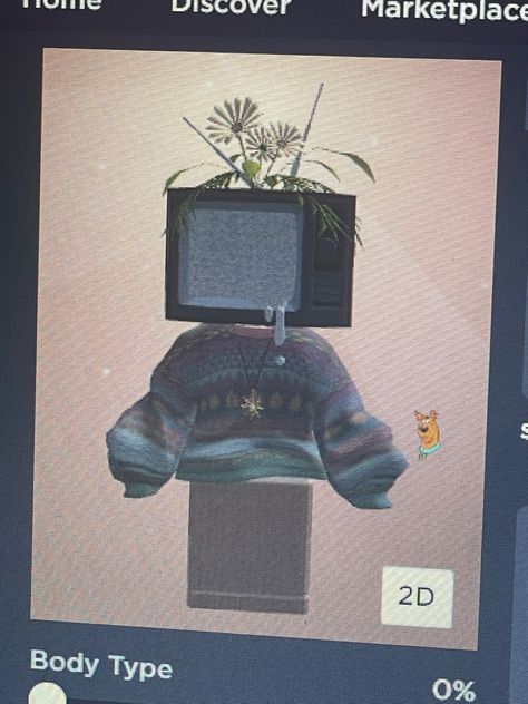 Object Head Roblox Avatar, Weird Core Roblox Avatars, Alien Roblox Avatar, Weird Roblox Avatars, Weirdcore Roblox Avatars, People Reference, Object Heads, Tv Head, Avatar Creator