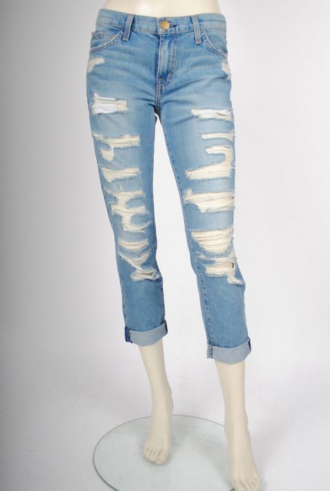 tattered pants Tattered Jeans Outfit, Tattered Pants, Tattered Jeans, Jean Outfits, Capri Pants, Pants