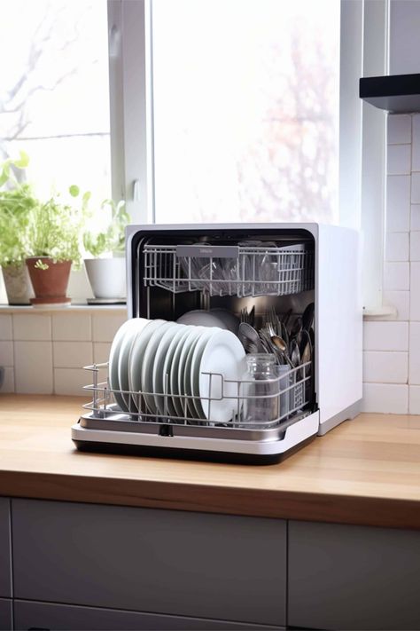 Best Portable Dishwashers for Small Apartments & RVs Portable Dishwasher Ideas, Dishwasher Ideas, Dishwasher Cabinet, Table Top Dishwasher, Diy Headboard Ideas, Small Dishwasher, Compact Dishwasher, Countertop Dishwasher, Portable Dishwasher