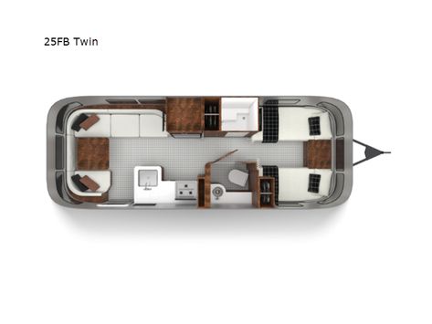 New 2024 Airstream RV Globetrotter 25FB Twin Travel Trailer at Airstream DFW | Fort Worth , TX | #RJ571027 Airstream Globetrotter, Airstream Living, Rv Supplies, Airstream Rv, Composite Flooring, Rv Types, Lp Tank, Twin Beds, Grey Exterior