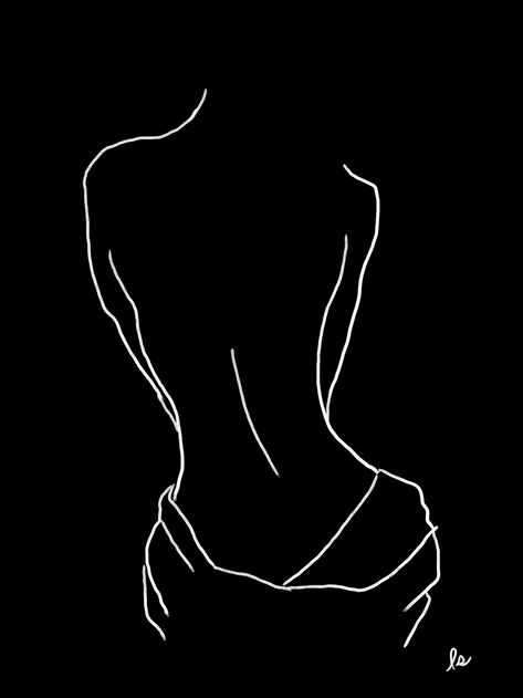 15 Line Drawings of Beautiful Women You ... Silhouette Art Ideas Simple, Black Women Silhouette Art, How To Draw A Silhouette Of A Woman, Bath Art Drawing, Line Drawings Of Women, Women Back Drawing, Beautiful Body Drawing, Siluette Woman, Womens Silhouette Drawing