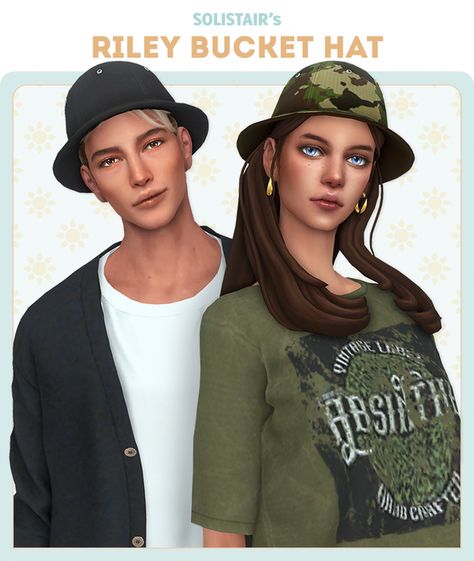 Maxis Match Hats, Hat Sims 4 Cc, Sims 4 Mac, How To Make Hats, Cc Hats, Sims 4 Black Hair, Baker Boy Cap, Sims 4 Game Mods, Tumblr Sims 4