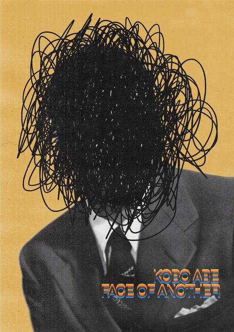 Absurdist Books, Absurdism Art, Scribble Face, Absurdist Art, Face Of Another, Identity Artwork, Scribble Design, Mask Logo, Expert Logo