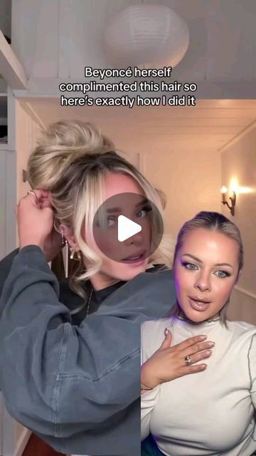 Janine Jennings on Instagram: "90s Bun  . #90s  #hairtutorial  #grwm #Makeup #cdsalon" 90s Hair Updo, 90s Updo Hairstyles, 90s Bun, 90s Updo, Diy Updo, Curled Updo, Side Updo, Hair Updos Tutorials, Updo Tutorial