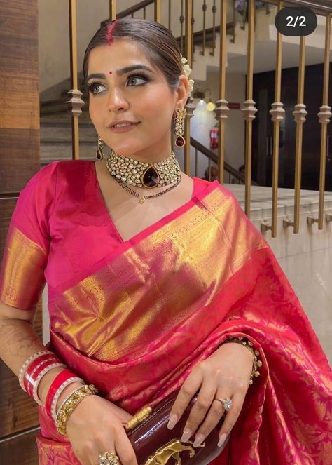 Kritika Khurana, Saree Wearing Styles, New Saree Blouse Designs, Indian Bride Outfits, Fashionable Saree Blouse Designs, Fancy Sarees Party Wear, Indian Saree Blouses Designs, Indian Fashion Saree, Saree Designs Party Wear