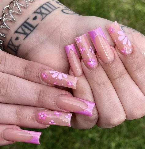 Insta Baddie Nails, Insta Baddie Nails Acrylic, Baddie Nails Acrylic, Nail Designs Toenails, Nails Acrylic Summer, Nail Goals, Insta Baddie, Amazing Nails, Baddie Nails