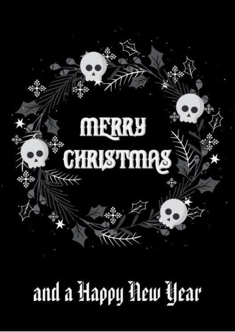 #goth #christmas Scary Christmas, Christmas Horror, Gothic Christmas, Creepy Christmas, Dark Christmas, Christmas Phone Wallpaper, Merry Christmas Images, A Happy New Year, Merry Christmas To All