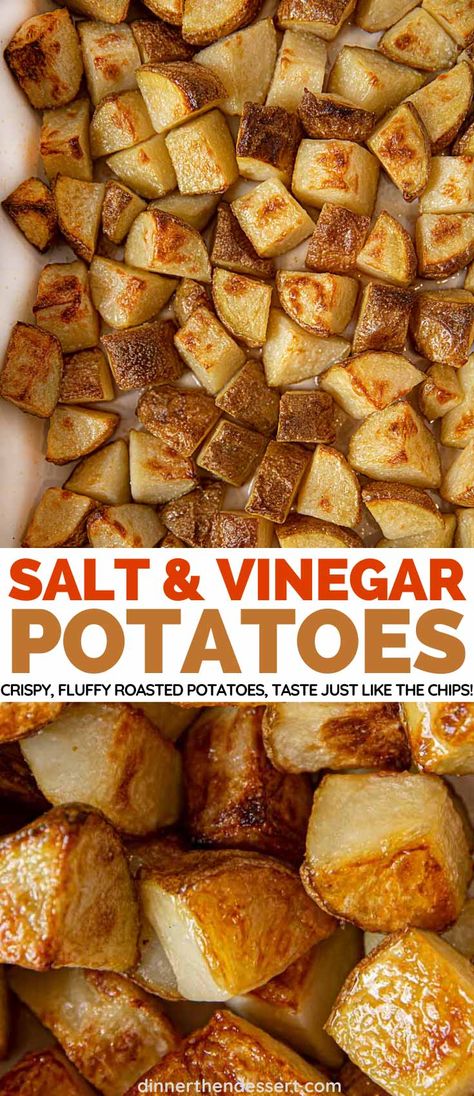 Vinegar Potatoes, Salt And Vinegar Potatoes, Potato Diet, Salted Potatoes, Salt And Vinegar, Potato Recipes Side Dishes, Vegan Potato, Potato Side Dishes, Potato Dishes