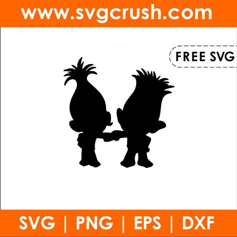 Trolls Svg Free, Pumpkin Carving Printables, Trolls Svg, Trolls Party, Trolls Birthday Party, Free Svg Files For Cricut, Poppy And Branch, Troll Party, Free Cut Files