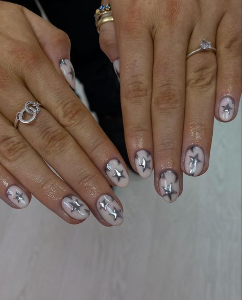 Chrome Nail Designs, White Chrome Nails, Chrome Nail Polish, Pink Chrome Nails, Nail Art Photos, Nail Designs Pictures, Chrome Nail Art, Chrome Nails Designs, Chrome Nail Powder