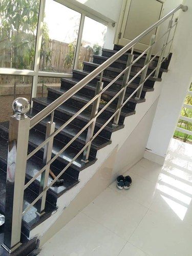 Panel Deck Stainless Steel Railings, For Home, Mounting Type: Floor, Rs 500 /feet | ID: 20825902748 Stainless Steel Balcony Railings, Steel Stairs Railing Design, Stainless Steel Stair Railing, Wooden Railing, Steel Stairs Design, Steel Grill Design, Balcony Glass Design, Steel Railing Design, Grill Gate