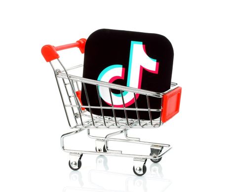 Tiktok Shop Logo, Cart Logo, Tiktok Logo, Digital Retail, Shopping Carts, Logo Yellow, Product Marketing, Tiktok Shop, Social Selling