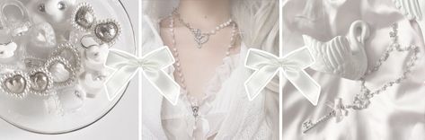 white coquette dollete ~ header by me Girly Header, White Coquette Header, Coquette Banner, Coquette Header, Nitro Banner, Dc Banner, White Header, Banner White, White Coquette