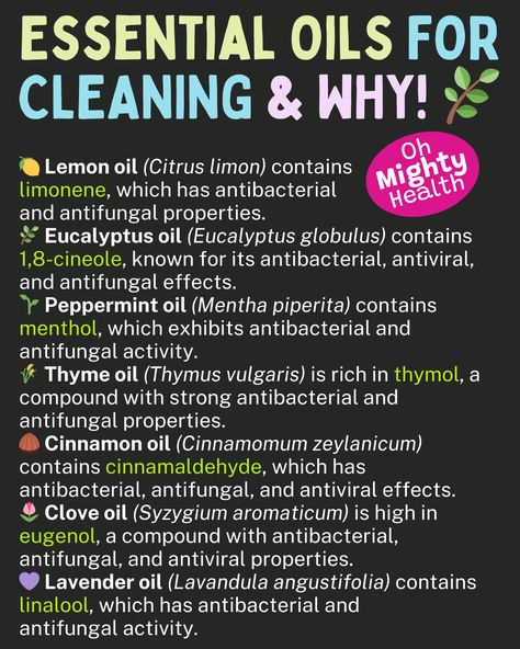 A Basic All-Purpose Cleaner 🧽  - 1 cup white vinegar  - 1 cup water  - 20-30 drops of your FAVE essential oil(s) from the list   Make it:  - Grab a spray bottle and pour in the white vinegar and water.  - Add 20-30 drops of the essential oil(s) you like best. You can use just one or MIX AND MATCH! 🎨  - Put the lid on and give it a good shake to blend everything together. You're ready to go! Essential Oils Around The House, Homemade Cleaning Products With Essential Oils, Essential Oil Cleaner Recipes, Essential Oil For Cleaning, Essential Oils For Cleaning, Musk Essential Oil, Essential Oil Cleaner, Diy All Purpose Cleaner, Homemade Cleaning Recipes