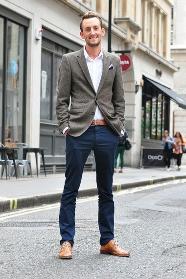 shoes-for-business-casual-outfit Men's Business Casual Outfits-27 Ideas to Dress Business Casual Sport Coat With Jeans, Chinos Men Outfit, Business Casual Attire For Men, Mens Work Outfits, Mens Business Casual Outfits, White Jeans Men, Looks Pinterest, Blue Jeans Mens, Mens Fashion Smart