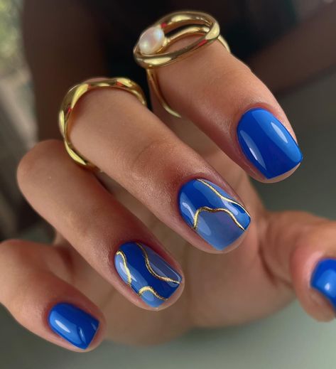 Chats • Instagram Hot Blue Nails, Cobalt Blue Nails Designs, Cobalt Blue Nails, Hot Blue, Blue Nail Designs, Nails Designs, Blue Nails, Cobalt Blue, Cobalt