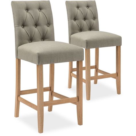 Ces jolies chaises hautes en bois naturel pourront se placer devant votre bar ou votre îlot central. Avec leur dossiers capitonnés en tissu et leurs assises moelleuses, vous bénéficiez d'un confort remarquable. Ne laissez pas passer cette occasion de créer une atmosphère cosy et moderne. Caractéristiques: - Largeur: 47cm - Profondeur: 59 cm - Hauteur: 101cm - Hauteur d'assise: 65cm - Largeur d'assise: 43cm - Profondeur d'assise: 42cm - Hauteur du dossier: 38cm - Largeur du dossier: 40cm - Dimens Catalogue Design, Wooden Bar Stools, Chaise Design, Chaise Bar, Kitchen Chairs, Banquette, Bar Table, Table Design, Dining Bench