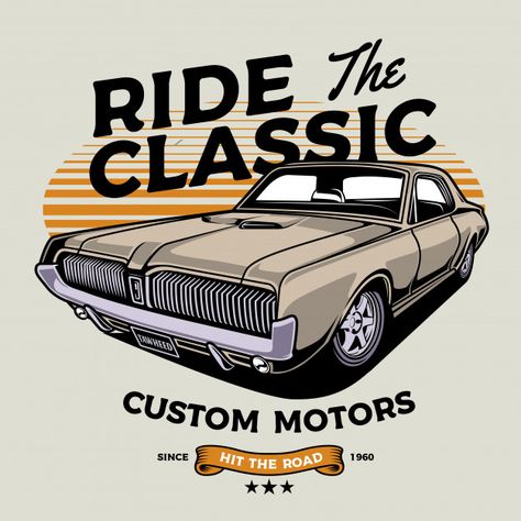 Inside Car Decorations, Classic Car Illustration, Cream Illustration, Inside Car, Car Deco, Illustration Wallpaper, Car Goals, Tshirt Design Inspiration, Car Classic