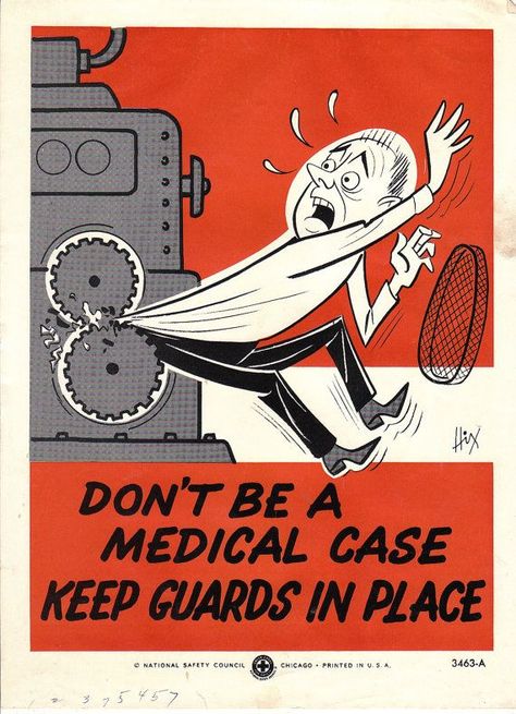 #vintage #industrial #safetyfirst  Find top 3 tips on designing safer industrial #machines. bit.ly/2gbtieb Vintage Safety Posters, Workplace Safety Slogans, Safety Quotes, Health And Safety Poster, Safety Slogans, Safety Poster, National Safety, Safety Posters, Industrial Safety