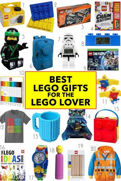 Best LEGO Gift Ideas That Don't Actually Include LEGOS! If you are shopping for a LEGO lover, we have LEGO gifts for you! Best part? These are non-traditional as in they are gifts that aren't the blocks! #legos #tweens #giftideas #christmas #gifts via @digitalmomblog Lego Gift Basket Ideas, Lego Themed Gift Basket, Lego Basket Ideas, Lego Gift Basket, Lego Gift, Lego Gift Ideas, House Gift Box, Lego Gifts, Coffee Gift Basket