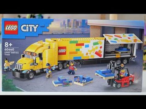 (424) LEGO City 60440 LEGO Delivery Truck – LEGO Speed Build Review - YouTube Lego Car Dealership, Lego Garbage Truck, Lego City Adventures, Lego City Truck, Lego City Fire, Lego City, Lego Sets, Lego, Trucks