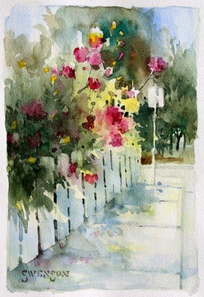 Brenda Swenson, Watercolor Pictures, Kunst Inspiration, 수채화 그림, Watercolor Landscape Paintings, Lukisan Cat Air, Watercolor Sketch, Watercolor Inspiration, Water Painting