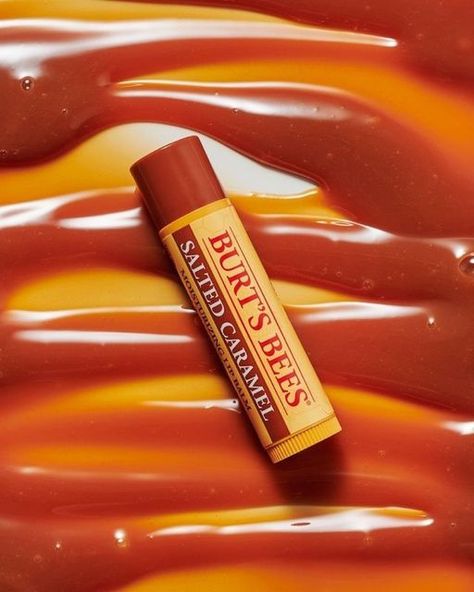 Burts Bees Caramel, Burts Bees Salted Caramel, Caramel Lip Balm, Salted Caramel Aesthetic, Burts Bees Aesthetic, Brown Lip Balm, Burt's Bees Lip Balm, Burts Bees Lip Balm, Time Activity