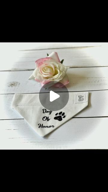 Happy Tails Outfitters on Instagram: "This custom wedding dog bandana is shipping out to Michele in Farmington Hills, Michigan! Thank you for your order! #dogofhonor #weddingdog #customdogbandana" Happy Tails, Dog Bandanas, Dog Wedding, Custom Dog, Dog Bandana, Bandanas, Custom Wedding, Michigan, Thank You