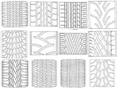 Tyre Tread Pattern, Tire Tread Pattern, Car Enthusiast Tattoo, Texture Sketch, Hot Wheels Storage, Tire Texture, Car Clipart, Tyre Tread, Tire Tread