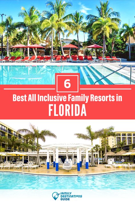 Want ideas for a family vacation to Florida? We’re FamilyDestinationsGuide, and we’re here to help: Discover Florida’s best all-inclusive resorts for families - so you get memories that last a lifetime! #florida #floridavacation #floridawithkids #familyvacation All Inclusive Resorts In Florida, Family Resorts In Florida, Resorts In Florida, Florida Keys Resorts, Florida Beach Resorts, All Inclusive Beach Resorts, Resorts For Kids, Florida Vacation Spots, Best Family Beaches