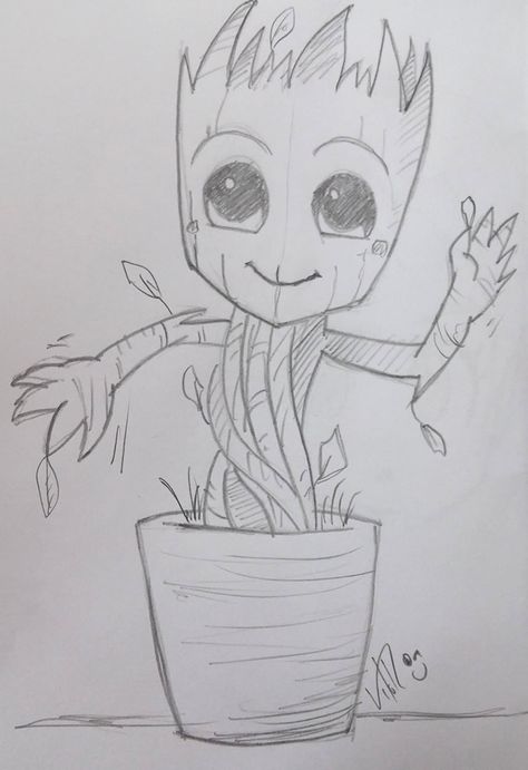 I’m (baby) groot! #art #groot #scketch #scketbook #draw #guadiansofthegalaxy I Am Groot Drawing, Groot Drawing, Baby Groot Drawing, Dragon Tattoo Drawing, Hipster Drawings, Eagle Drawing, Bff Drawings, Marvel Drawings, Disney Art Drawings