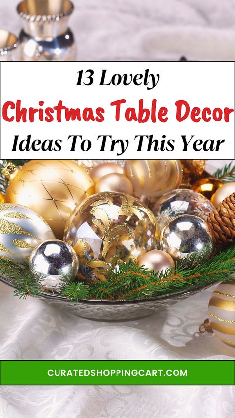 Searching for unique Christmas table decor?Check out these 13 Christmas tablescape ideas for 2024! From vintage charm to sleek contemporary looks, these centerpieces will bring festive cheer to your Christmas dinner. Perfect for creating a warm, inviting holiday atmosphere for your family & guests. Holiday table decorations, festive table decor ideas, holiday table settings, Christmas dinner table decorations, winter holiday centerpieces, Christmas tablescape decorations, Christmas table setting Aesthetic Christmas Table, Christmas Buffet Decor, Holiday Table Settings Christmas, Coastal Patio Ideas, Table Decorations Winter, Christmas Dinner Tables, Christmas Dinner Table Decorations, Winter Table Centerpieces, Christmas Buffet Table