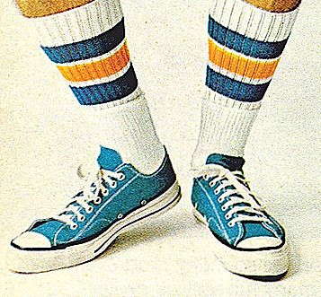 Sneakers With Socks, Converse Basketball Shoes, 80’s Outfits, 90s Sneakers, 80s Inspired Outfits, Converse Vintage, Fashion Timeline, Sneaker Posters, Vintage Converse