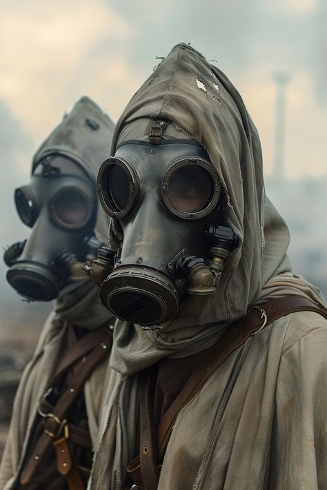 Nuclear Gas Mask, Futuristic Gas Mask, Hazmat Costume, Gas Mask Soldier, Gas Mask Aesthetic, Gas Mask Costume, Metal Apocalypse, Radon Gas, Gas Mask Art