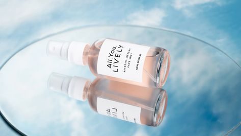 Lingerie Brand Lively Launches Skin-Care Collection | Allure Beauty Space, Mirror Photography, Modern Lingerie, Photography New York, Perfume Photography, Skin Care Collection, Product Photographer, Mirror Reflection, Affordable Skin Care