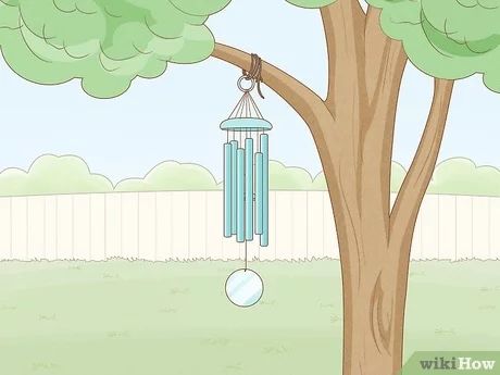 How to Hang Wind Chimes: 8 Steps (with Pictures) - wikiHow Curtains Without Drilling, Drilling Glass, Tall Lanterns, Make Wind Chimes, Wind Chimes Homemade, Bamboo Wind Chimes, Wind Chimes Craft, Diy Wind Chimes, Glue Crafts