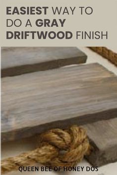 I love the look of aged wood and/or driftwood finishes. This is the ABSOLUTELY easiest DIY method to achieve that look! #paint #furniture #stain #finishes Diy Weathered Wood Look With Stain, How To Get Weathered Wood Look, How To Paint Driftwood Look, How To Paint Furniture To Look Like Driftwood, Diy Driftwood Paint Furniture, Diy Staining Wood Furniture, Driftwood Look With Paint, Driftwood Painted Furniture, Weathered Wood Paint Technique